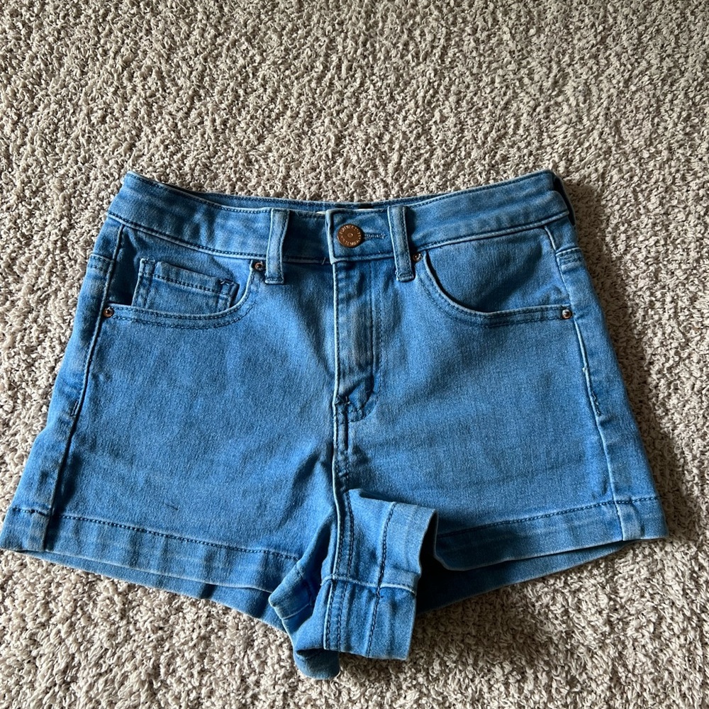 Forever 21 High Rise Jean Shorts
